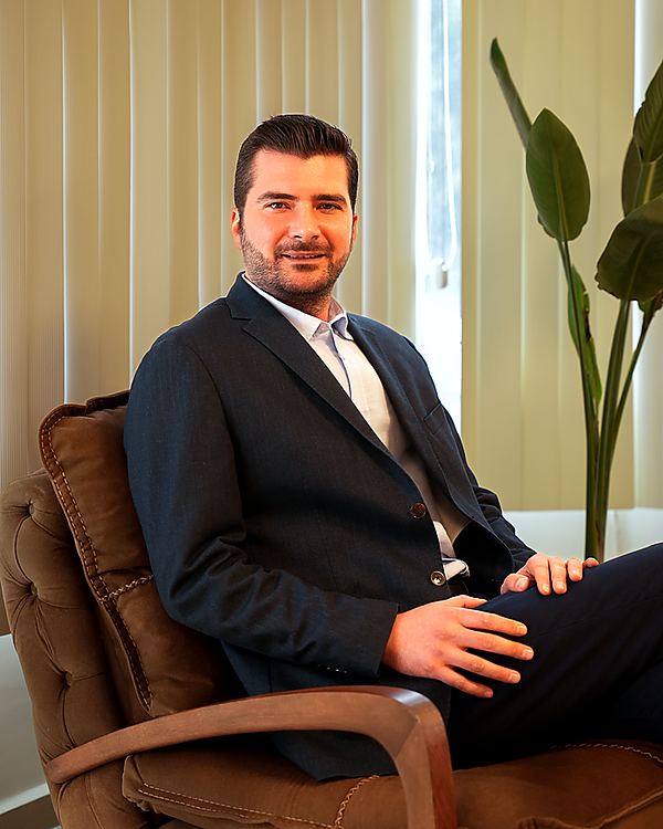 Op. Dr. Murat Alpay in the consulting area of the practice