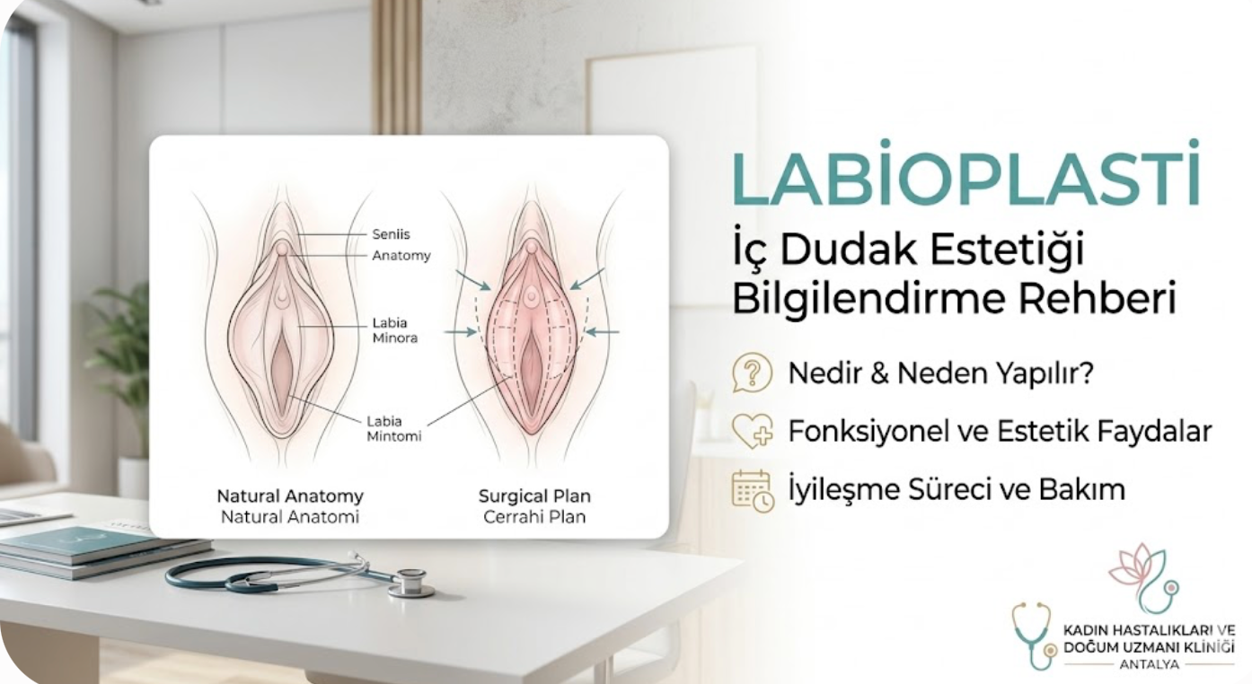 Labioplasti (İç Dudak Estetiği) Nedir ve Nasıl Yapılır? | Antalya