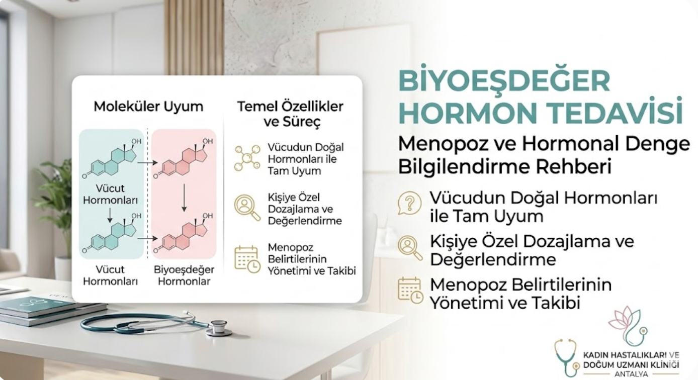 Biyoeşdeğer Hormon Tedavisi Nedir? Kimlere Uygulanır? | Antalya