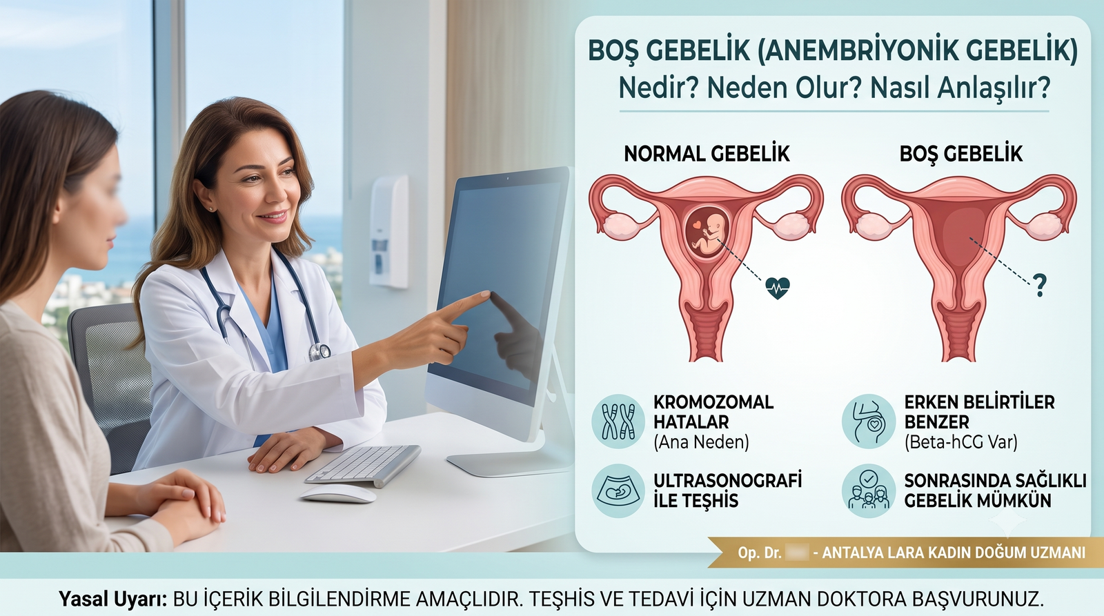 Boş Gebelik (Anembriyonik Gebelik) Nedir? Neden Olur ve Nasıl Anlaşılır?